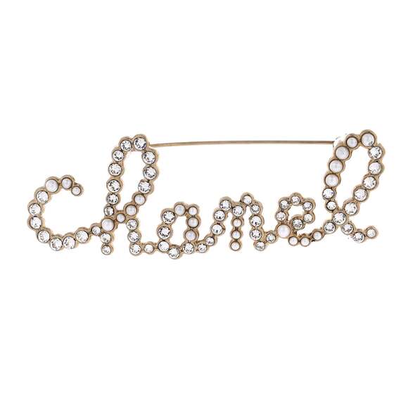 Chanel Swirling Logo Brooch Metal With #242038C83B